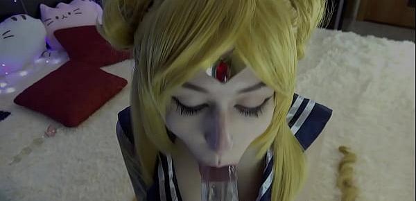  Sailor Moon loves ANAL Purple Bitch anime COSPLAY